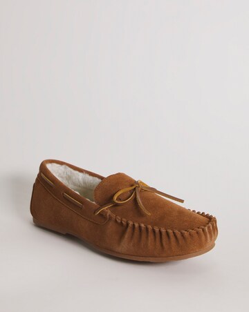 Luxury Suede Loafer Slipper Wide