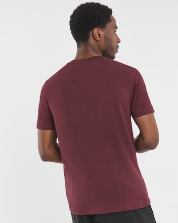 BOSS Short Sleeve Print Logo T-Shirt - Burgundy