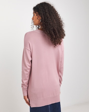 V Neck Slouch Tunic