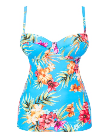 Mix and Match Underwired Bandeau Tankini Top