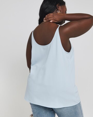 Simply Be Light Blue Scoop Neck Cami