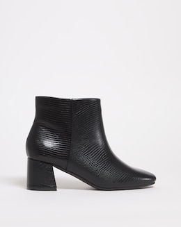 Block Heeled Boot - Extra Wide Fit (EEE)