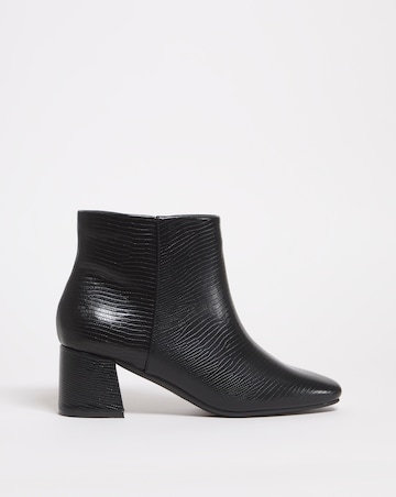 Block Heeled Boot - Extra Wide Fit (EEE)