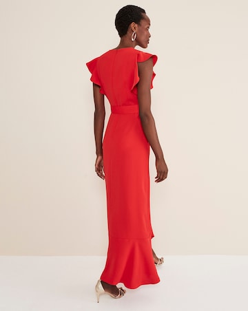 Phase Eight Pheobe Frill Belted Dress