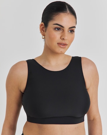 Simply Be Sports Cut Out Detail Bikini Top