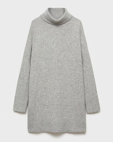 Mango Short Knitted Turtleneck Dress