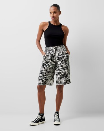 French Connection Zebra Print Shorts