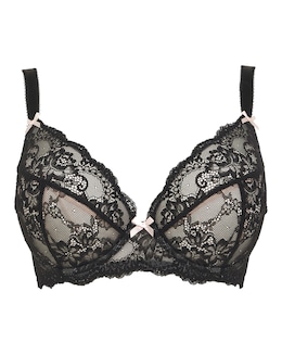 Figleaves Juliette Lace Full Cup Bra A-G - Black