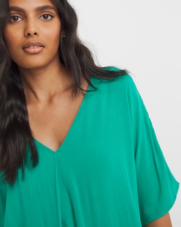 Crinkle Tunic Top