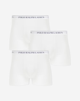 Polo Ralph Lauren 3 Pack Classic B&amp;T Logo White Trunks