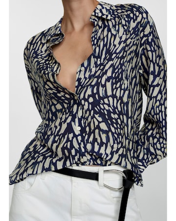 Mango Camila Abstract Shirt