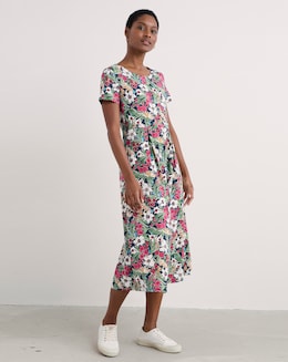 Seasalt Cornwall s/s Veronica Dress Garden Flowers Night