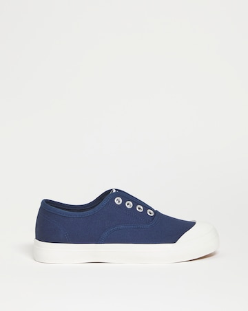 Canvas Slip On Shoe E Fit