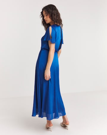 Joanna Hope Blouson Split Sleeve Dress
