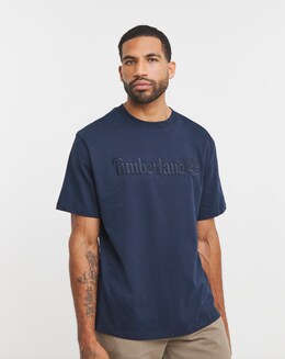 Timberland Embroided Logo T-Shirt - Navy