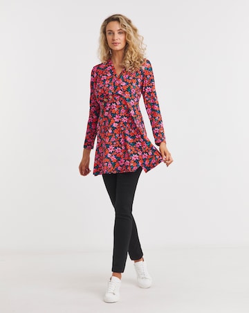 Joe Browns Floral Button Detail Jersey Tunic
