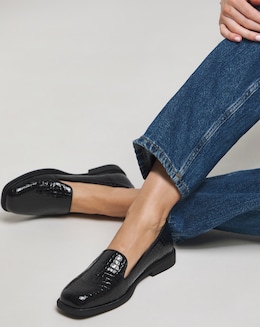 River Classic Slipper Cut Plain Loafer - Extra Wide Fit (EEE)