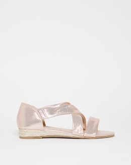 Sonya Multi Strap Espadrille - Wide Fit (E)