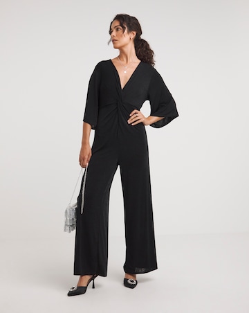 Slinky Twist Front Jumpsuit