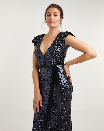 Joanna Hope Sequin Maxi Dress