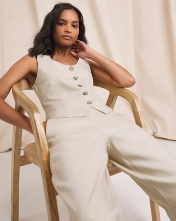 Anise Bryony Linen Wide Leg Trouser