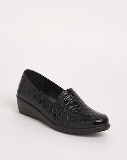Cushion Walk Twin Gusset Loafers Extra Wide EEE Fit