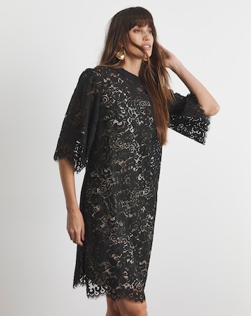 Joanna Hope Lace Swing Dress