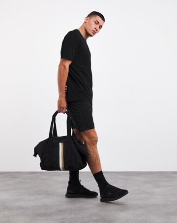 BOSS Logo Neckline Black T-shirt