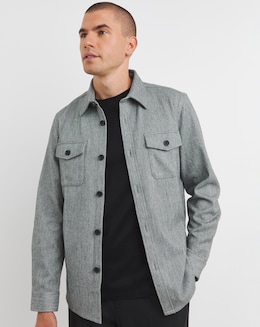 Double Pocket Twill Overshirt
