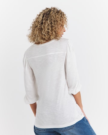Volume Sleeve Boxy Top