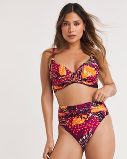 MAGISCULPT Twist Front High Waist Tummy Control Bikini Bottoms