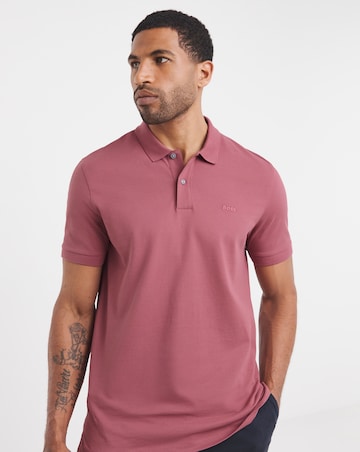 BOSS Short Sleeve Classic Pallas Polo - Pink