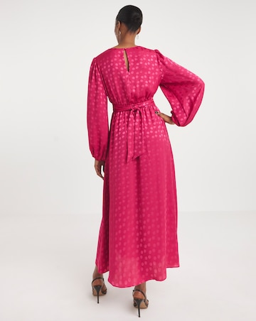 Joanna Hope Jacquard Spot Maxi Dress