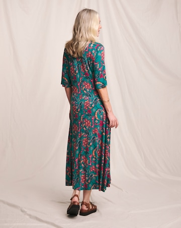 Julipa Pintuck Jersey Midi Dress