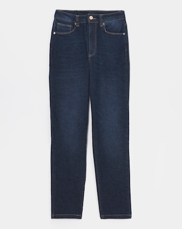 Dark Indigo Slim Mom Jeans
