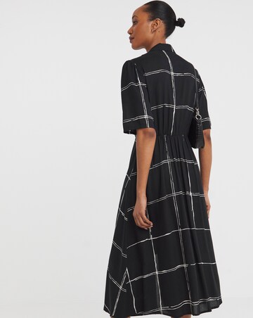 Zip Front Shirt Dress