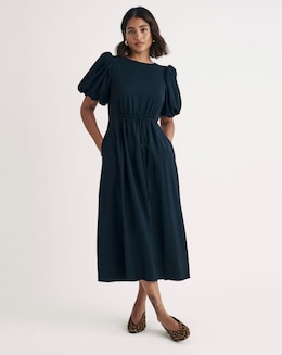 Nobody's Child Black Thora Midi Dress