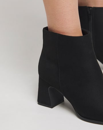 Loise Block Heel Ankle Boots Wide E Fit