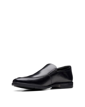 Clarks Howard Edge Wide Fit Shoe - Black