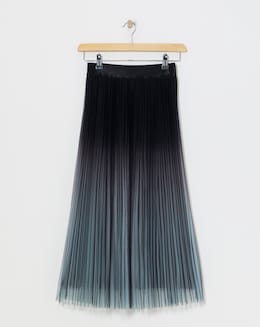 Joanna Hope Mesh Pleated Skirt