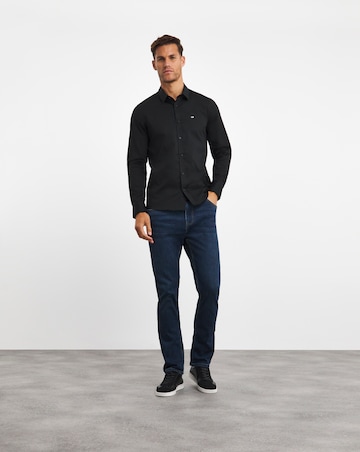 Calvin Klein Black Stretch Slim Shirt