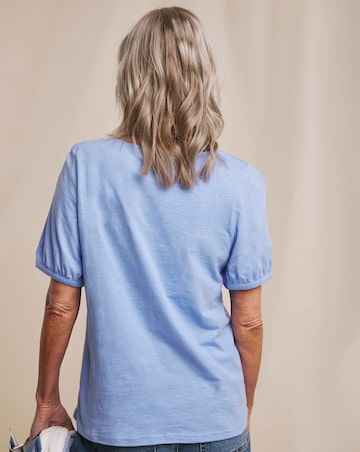 Julipa Shirred Shoulder T-Shirt