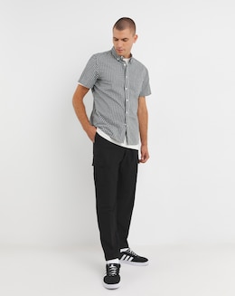 Short Sleeve Gingham Shirt