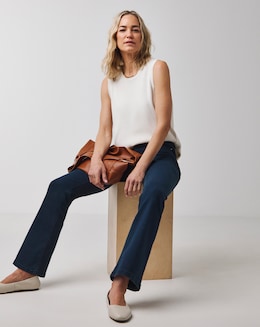 Indigo High Waist Super Soft Bootcut Jeans