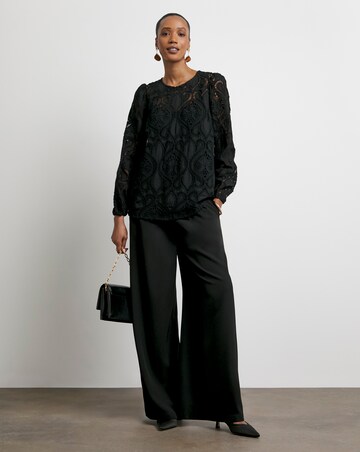 Joanna Hope Premium Broderie Blouse