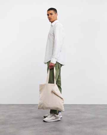 BOSS Linen Mix White Shirt