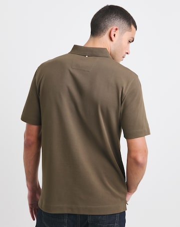 BOSS Short Sleeve Green BB Embroidered Polo
