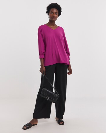 Purple Oversized Top