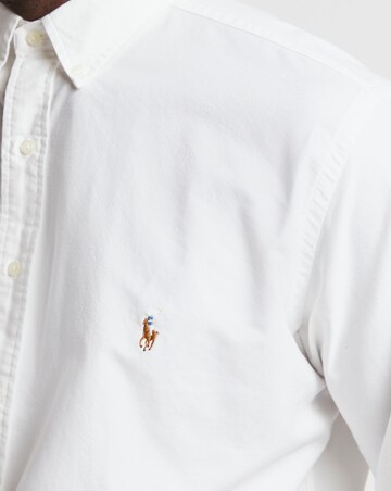 Polo Ralph Lauren White Classic Fit Long Sleeve Oxford Shirt