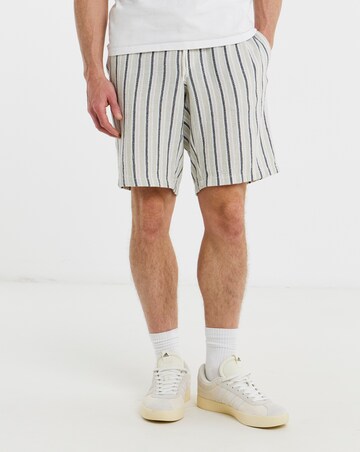 Jack & Jones Coba Stripe Short - Natural
